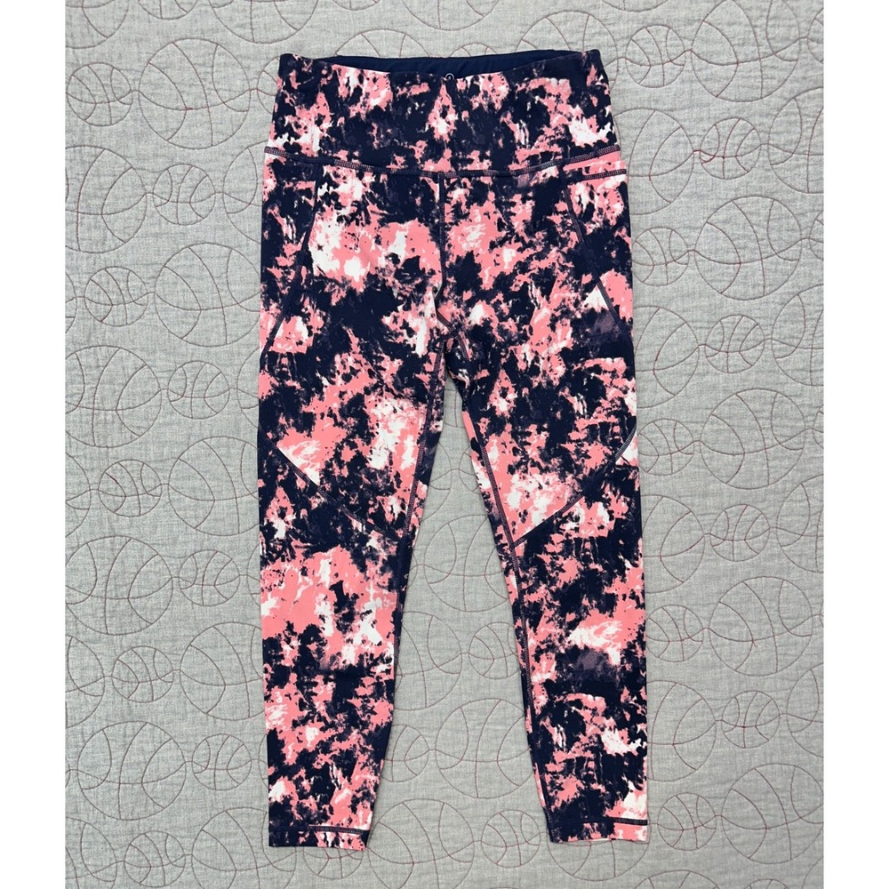 Sweaty Betty Power Leggings Pink Navy Trinity Motion365 / Women's Small